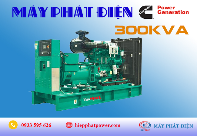 Máy phát điện Cummins 300kva